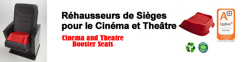 Magasin en ligne de réhausseurs de sièges pour le cinéma 