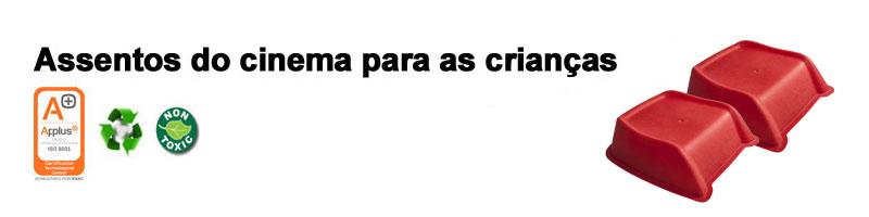 assentos do impulsionador para cinema e teatro